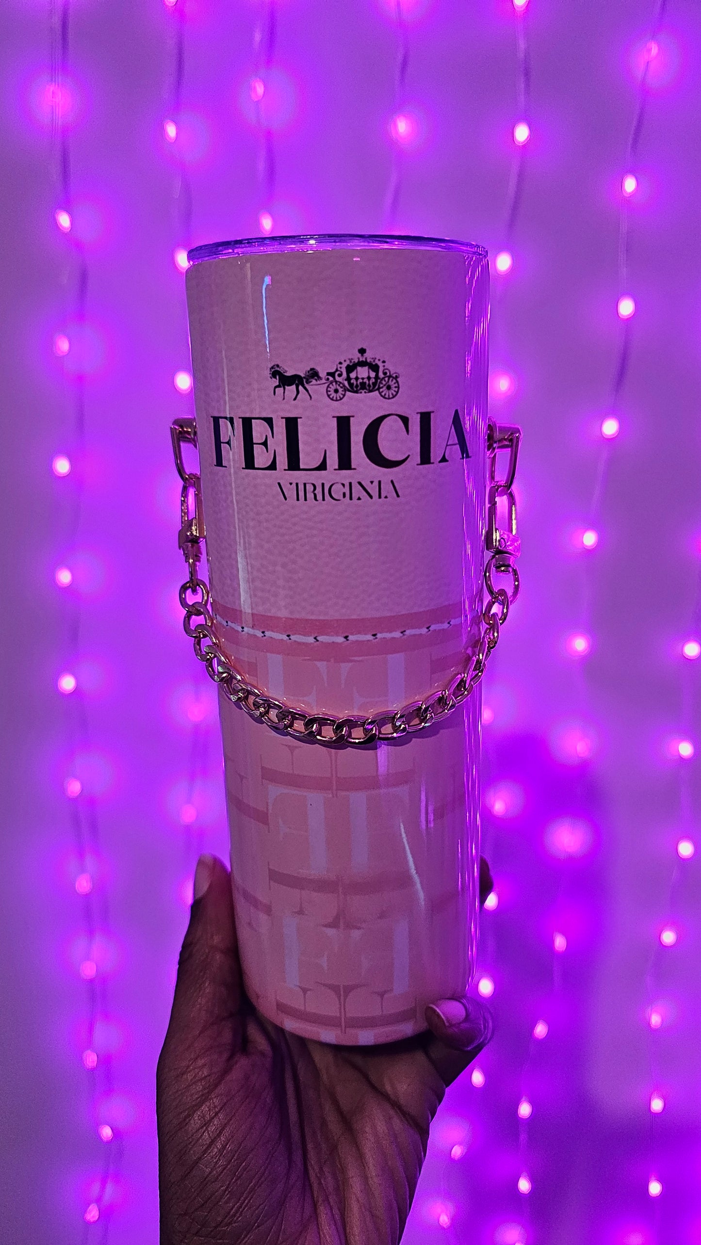 Designer Custom Name Tumbler