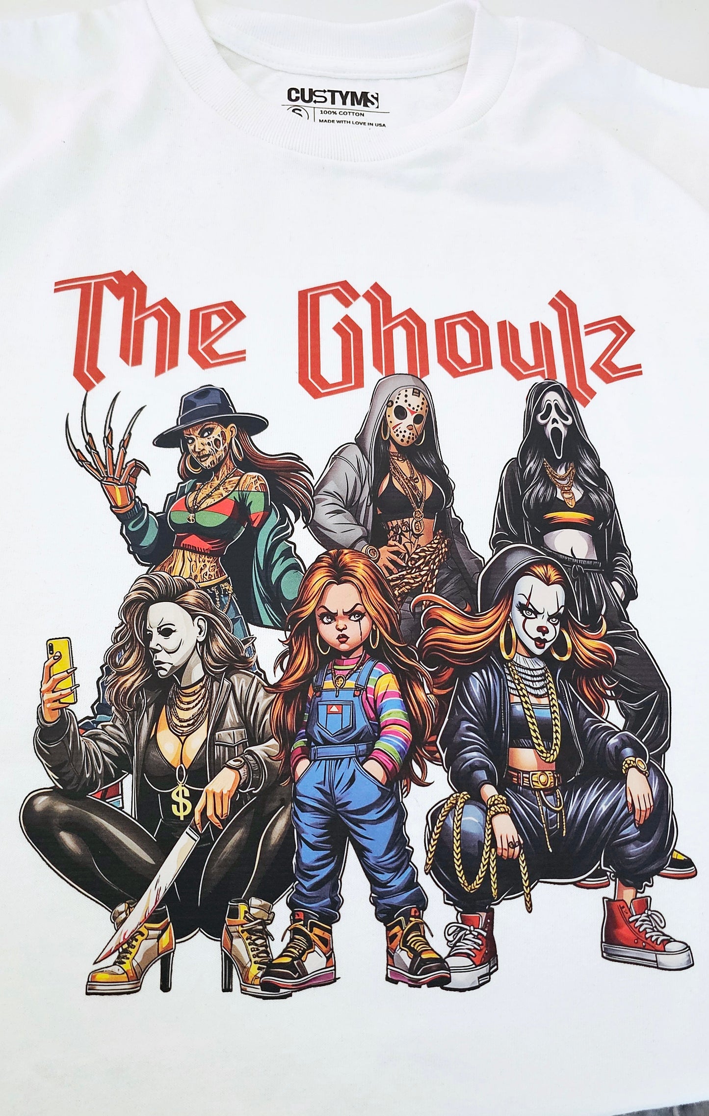 The Ghoulz Halloween Icons Womens T-Shirt