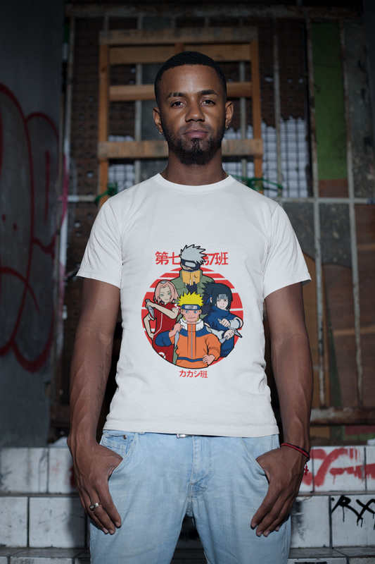 Mens Naruto Team 7 Unity Tee